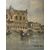 Giovanni Riva (Torino 1890 - Torino 1973) - Venezia, veduta del bacino di S. Marco con Palazzo Ducale.