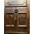 PTCI474 - Studded small door, with sculpted panels, in walnut wood, 18th century, measurements cm W 114 x H 238