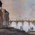 Seguace di Ippolito Caffi (Belluno 1809 - Lissa 1866) - Roma, veduta del Tevere verso Castel Sant’Angelo.