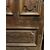 PTCI474 - Studded small door, with sculpted panels, in walnut wood, 18th century, measurements cm W 114 x H 238