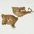 Coppia di attaccapanni in bronzo - O/6583 -