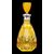 Cut crystal bottle with silver neck. Bohemia.