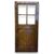 PTI768 - Porta antica a vetri, in noce, epoca '800, luce cm L 83 x H 186