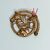 Spilla in bronzo con cavallo e due agganci per stivali - G/330 -