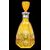 Cut crystal bottle with silver neck. Bohemia.