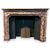 CHM898 - Elegant antique polychrome marble fireplace, 19th century, dimensions cm W 150 x H 110 x D 41