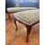 Pair of upholstered walnut benches
