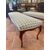 Pair of upholstered walnut benches