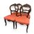 PANC169 - N. 6 sedie Rocaille, epoca '800, misure cm L 50 x P 45 x H 94