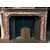 CHM898 - Elegant antique polychrome marble fireplace, 19th century, dimensions cm W 150 x H 110 x D 41