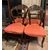 PANC169 - N. 6 sedie Rocaille, epoca '800, misure cm L 50 x P 45 x H 94