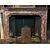 CHM898 - Elegant antique polychrome marble fireplace, 19th century, dimensions cm W 150 x H 110 x D 41