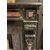 CHM897 - Antique Belgian black marble fireplace with Rosso Francia inlays, 19th century, dimensions cm W 139 x H 107 x D 38