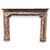 CHM898 - Elegant antique polychrome marble fireplace, 19th century, dimensions cm W 150 x H 110 x D 41