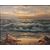 "MARINA AL TRAMONTO - OLIO SU TELA - LICINIO CAMPAGNARI (1920 - 1981)