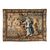Tapestry depicting an interior scene with figures within a patterned frame, Aubusson manufacture, France, 18th century