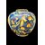 Majolica 'spherical' vase. Gesualdo di Bartolo manufacture. Caltagirone.