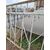 Nailed solid iron railing