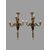 Coppia di appliques in bronzo