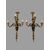 Coppia di appliques in bronzo