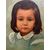 Dipinto olio su tela XX sec bambina C. Moraldi 70x60cm