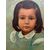 Dipinto olio su tela XX sec bambina C. Moraldi 70x60cm