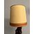 Antica scultura a lampada in legno cinese personaggio '900, 70x36cm