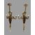 Coppia di appliques in bronzo