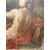 Antico dipinto Bacco con Cherubini fine XVII sec olio su tela 103x77cm Prima tela