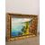 Olio su tela raffigurante Golfo di Napoli, anni 50, 85x67cm