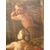 Antico dipinto Bacco con Cherubini fine XVII sec olio su tela 103x77cm Prima tela