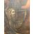 Antico dipinto Bacco con Cherubini fine XVII sec olio su tela 103x77cm Prima tela