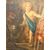 Antico dipinto Bacco con Cherubini fine XVII sec olio su tela 103x77cm Prima tela