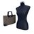 DIOR Borsa Shopper Vintage in Tela Col. Blu M