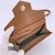 YVES SAINT LAURENT Borsa a Tracolla Vintage in Pelle Col. Beige S