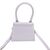 JACQUEMUS Borsa a Mano in Pelle Col. Bianco Chiquito S