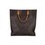LOUIS VUITTON Borsa Shopper Vintage in Tela Col. Marrone Plat M