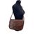 GUCCI Borsa a Tracolla Vintage in Pelle Col. Marrone M