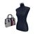 GUCCI Borsa a Mano Vintage in Tela Col. Blu M