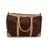GUCCI Borsa a Mano Vintage in Tela Col. Marrone M
