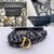 DIOR Borsa a Tracolla in Tela Col. Blu Saddle Dior Oblique M