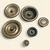 Wide assortment of antique doorknobs and furniture knobs