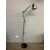 Lampada regolabile stile industriale moderna in metallo cromato 200x28cm