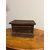 Antique small chestnut jewelry box, 20th century, 30x45x25cm