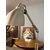 Lampada regolabile stile industriale moderna in metallo cromato 200x28cm