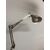 Lampada regolabile stile industriale moderna in metallo cromato 200x28cm