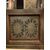 PTL718 - Porta bifacciale a vetri, con telaio, epoca '800, luce cm L 89 x H 206