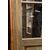 PTL718 - Porta bifacciale a vetri, con telaio, epoca '800, luce cm L 89 x H 206