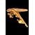 Corner shelf in carved wood and gold leaf. Florence.