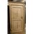 PTL573 - Porta laccata e dipinta, un battente, con telaio, epoca '700, misure luce cm L 82 x H 196